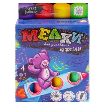 Creta Mega pentru desen pe asfalt 4buc - cumpărați, prețuri pentru BONUS - foto 1