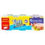 Ton bucati in suc propriu c/m 3*80g Ocean Fish