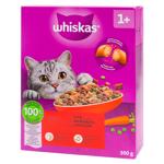 Hrana uscata Whiskas cu vita pentru pisici 300g