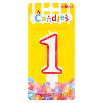 Luminare torta cifra 1 - cumpărați, prețuri pentru BONUS - foto 1