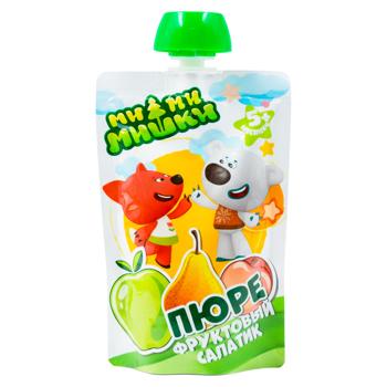 Пюре Мимимишки фруктовый салат 90г - купить, цены на BONUS - фото 1