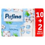 Hartie igienica Pufina Sensitive 3 straturi 10+2buc