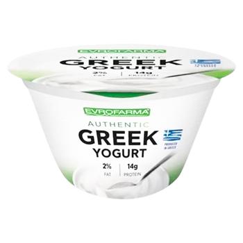 Iaurt Evrofarm Grecesc 2% 150g - cumpărați, prețuri pentru BONUS - foto 1