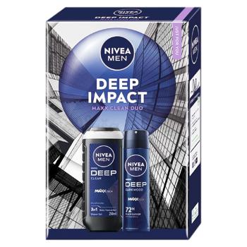 Set cadou Nivea Men Deep Impact Gdus/Deo - cumpărați, prețuri pentru BONUS - foto 1