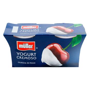Йогурт Muller Pezzi Черешня 125г*2шт - купить, цены на BONUS - фото 2