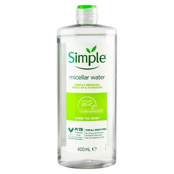 Apa Micelara Simple Vit B3+C 400Ml - купить, цены на BONUS - фото 1