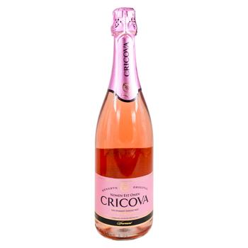 Вино игристое Cricova розе полусухое 0,75л - купить, цены на BONUS - фото 1