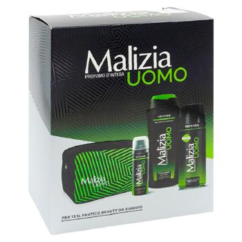 Set p-u barbati Malizia Vetyver + geanta - купить, цены на BONUS - фото 2