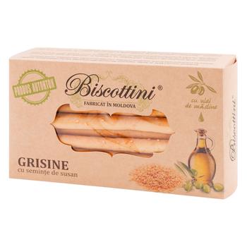 Grisine Biscottini cu susan 200g - cumpărați, prețuri pentru BONUS - foto 1