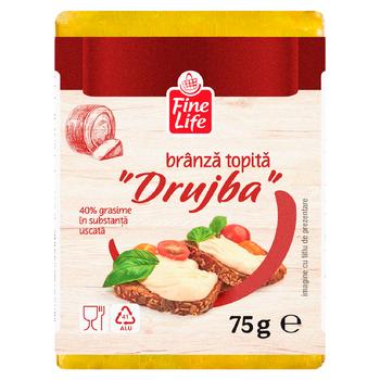 Branza topita Fine Life Drujba 75g - cumpărați, prețuri pentru METRO - foto 1
