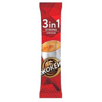 Напиток кофейный Жокей Strong 3в1 12г*10шт - купить, цены на BONUS - фото 3