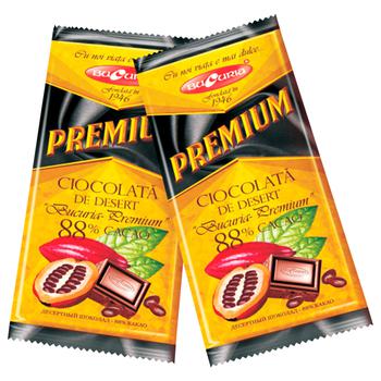 Ciocolata neagra Bucuria Premium Desert 88% 90g - cumpărați, prețuri pentru BONUS - foto 2