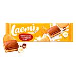 Ciocolata Roshen Lacmi lapte cu umplutura cu ciocolata-nuci si biscuiti 265g