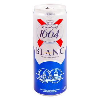 Пиво Kronenbourg 1664 светлое 0,33л - купить, цены на BONUS - фото 1