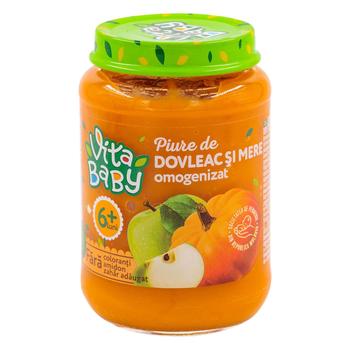 Пюре Vita Baby Тыква яблоко 180г - купить, цены на BONUS - фото 1