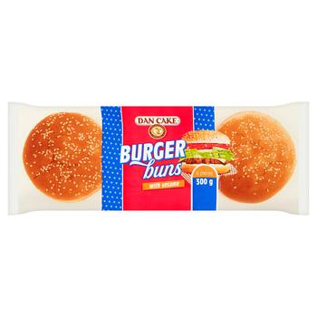 Chifla Hamburger Dan Cake susan 300g - cumpărați, prețuri pentru BONUS - foto 1