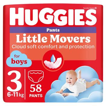 Подгузники Huggies Pants Boy №3 6-11кг 58шт - купить, цены на BONUS - фото 1