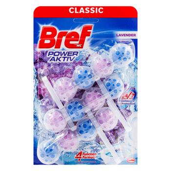Блок для унитаза Bref Aktiv Лаванда 50г 3шт - купить, цены на BONUS - фото 1