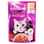 Корм влажный Whiskas Pure Delight с курицей для кошек 85г