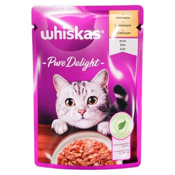 Hrană umedă Whiskas Pure Delight cu pui pentru pisici 85g - cumpărați, prețuri pentru BONUS - foto 1