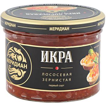 Красная икра Меридиан 210г - заказать лучшие c METRO