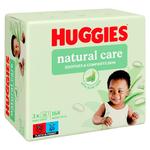 Servetele umede Huggies Natural Care 168buc