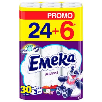 Hartie igienica Emeka Paradise 30buc - cumpărați, prețuri pentru BONUS - foto 1