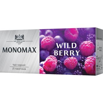 Ceai negru Monomax cu fructe de padure in plicuri 1.5g*25buc - cumpărați, prețuri pentru BONUS - foto 1