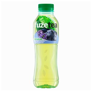 Ceai verde rece Fuzetea Afine și lavandă  0.5l - cumpărați, prețuri pentru BONUS - foto 1
