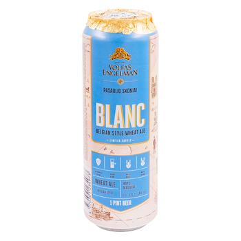 Пиво Volfas Engelman Blanc светлое 0,568л - купить, цены на BONUS - фото 1