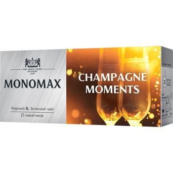 Ceai negru Monomax Champagne moments  in plicuri 1.5g*25buc - cumpărați, prețuri pentru BONUS - foto 1