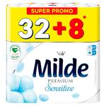 Hartie igienica Milde Relax  3 straturi 32 + 8 role