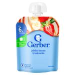Piure Gerber Mar/banana/capsuna 80g