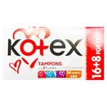 Тампоны Kotex Ultra Normal 16+8шт