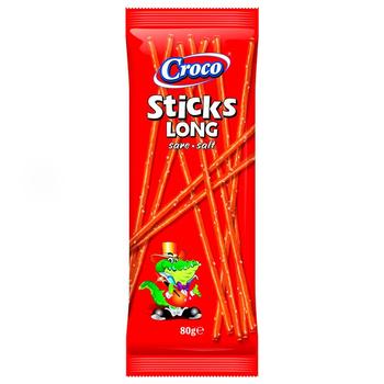 Snacuri Croco lungi cu sare 80g - cumpărați, prețuri pentru BONUS - foto 1