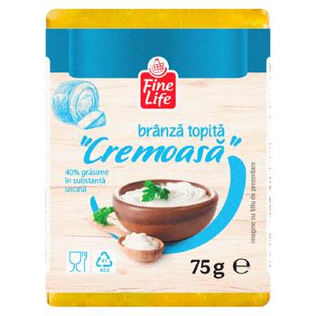 Branza topita Fine Life Creamy 75g - cumpărați, prețuri pentru METRO - foto 1