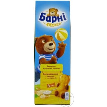 Pandispan Barni cu banana si iaurt 5x30g - cumpărați, prețuri pentru BONUS - foto 1
